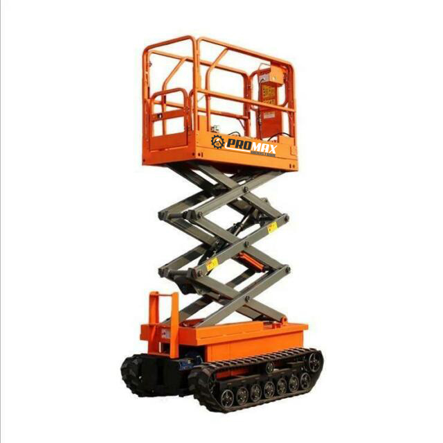 Rough Terrain Crawler Self Propelled Scissor Lift Hydraulic Electric